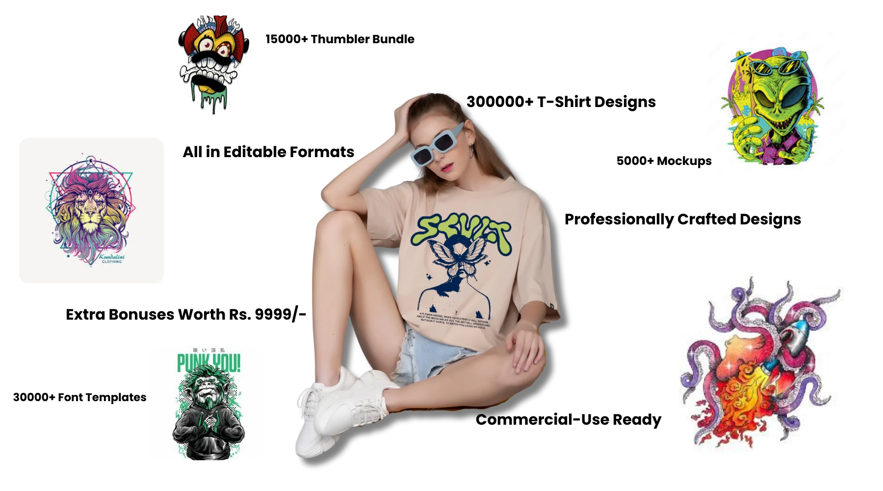 100000 T Shirt Designs New
