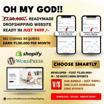 Readymade Dropshipping Website in Shopify