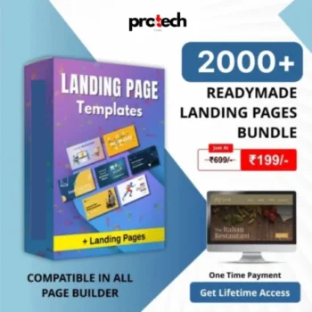 2000+ High Converting Landing Pages - Fully Customizable with Elementor